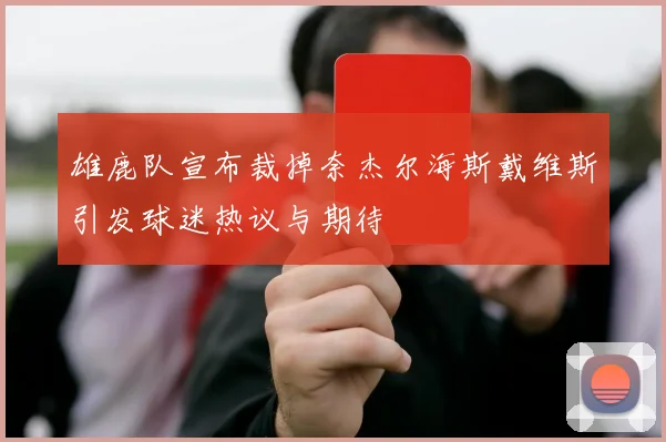 雄鹿队宣布裁掉奈杰尔海斯戴维斯引发球迷热议与期待